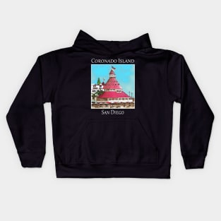 Coronado Island San Diego California Kids Hoodie